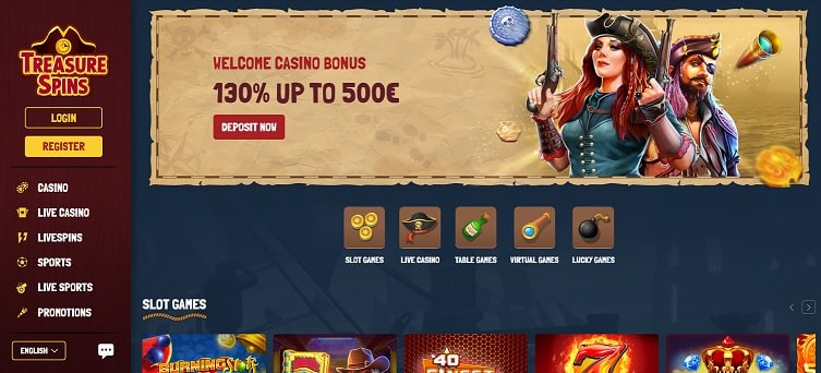 Treasure Spins Casino