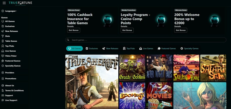 True Fortune Casino