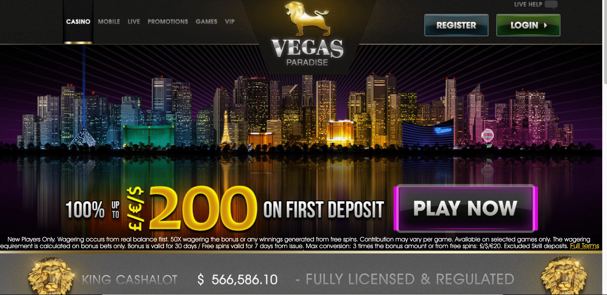 Vegas Paradise Casino