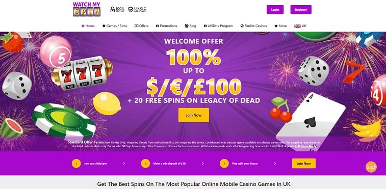 Watch My Spin Casino