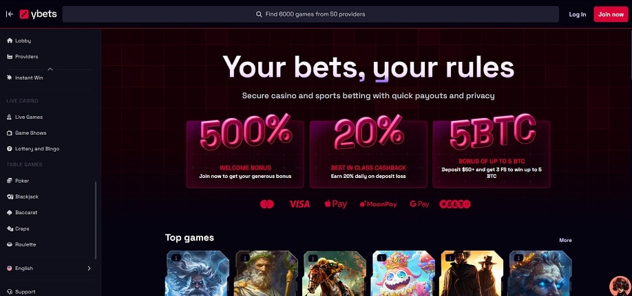 Ybets Casino
