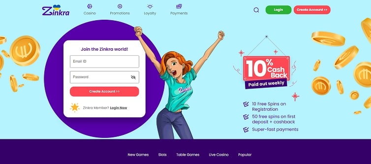 Zinkra Casino