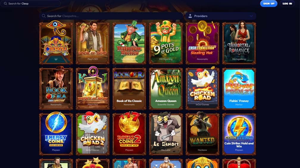 Smash casino games screenshot