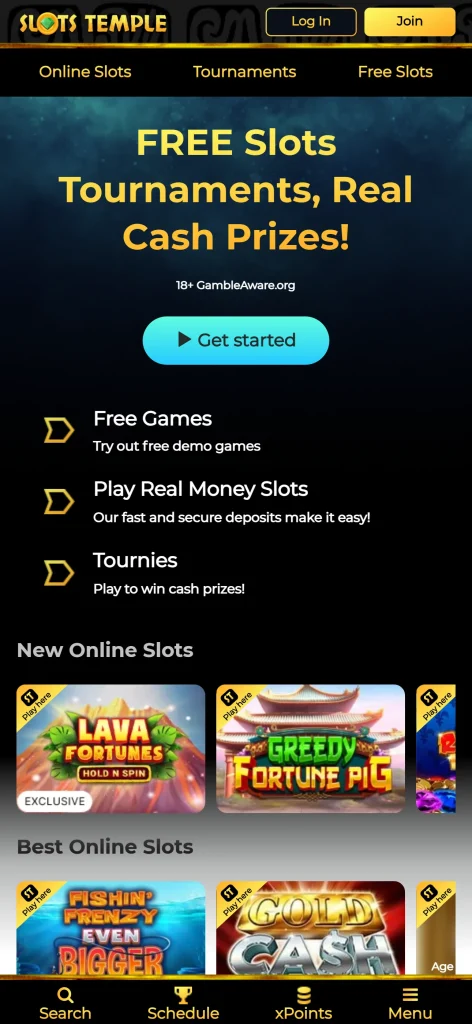 Temple Slots Casino mobile screenshot